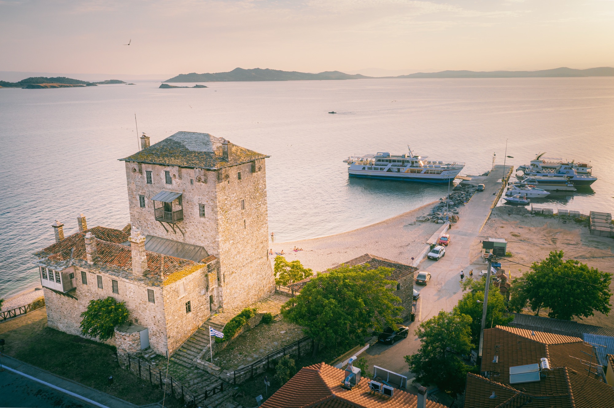 The Tower of Prosforion in Ouranoupoli